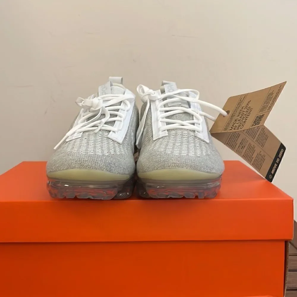 Nike Air VaporMax 2021 FK White Pure Platinum Women Size 8(DC4112-100)
